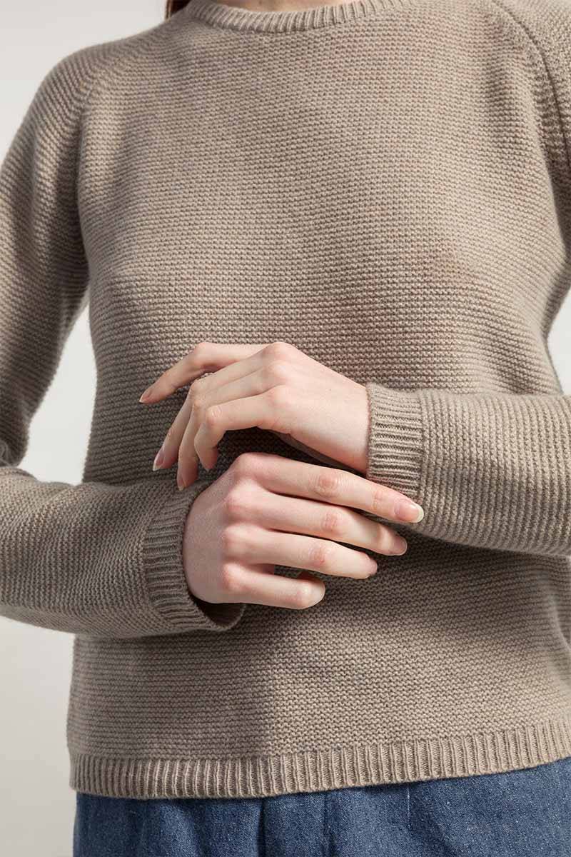 Rifò GIULIETTA Maglia Donna Cashmere Rigenerato Nuova