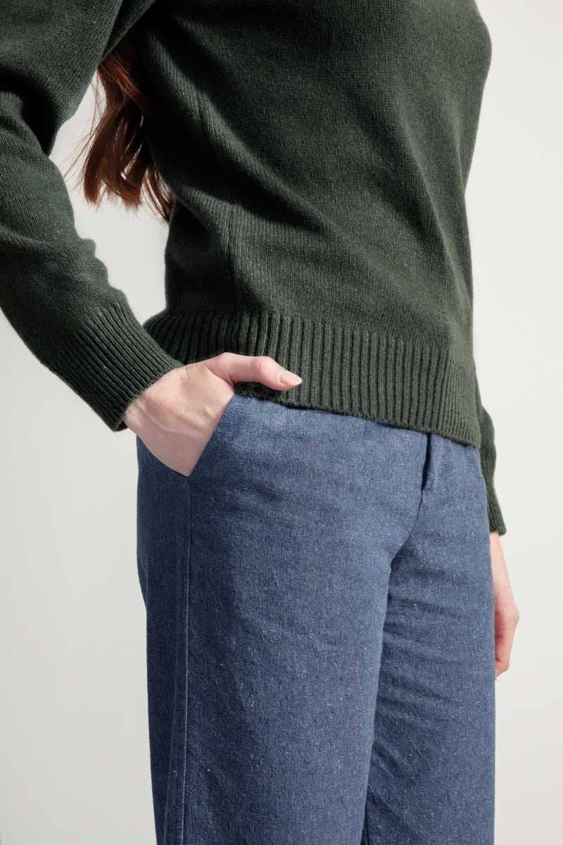 Rifò ADA Maglia Donna Cashmere Rigenerato Italia