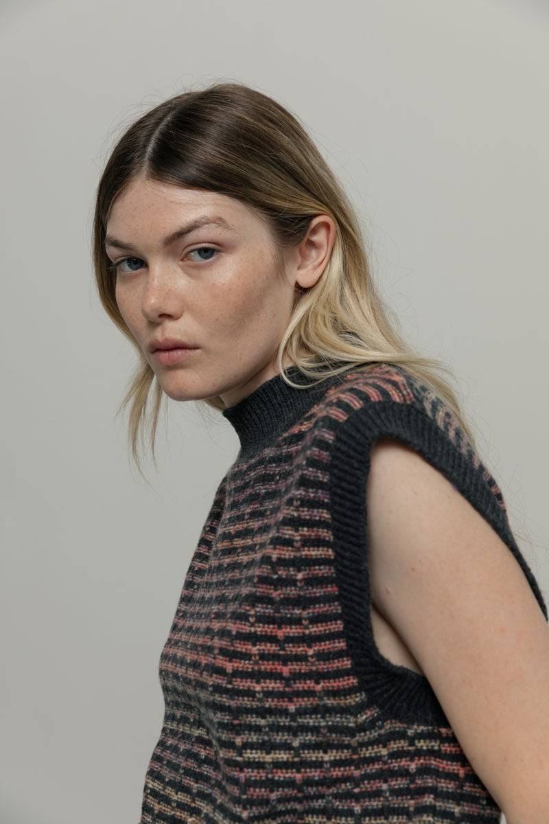 Rifò IRIDE Gilet Donna Lana Rigenerata In Linea