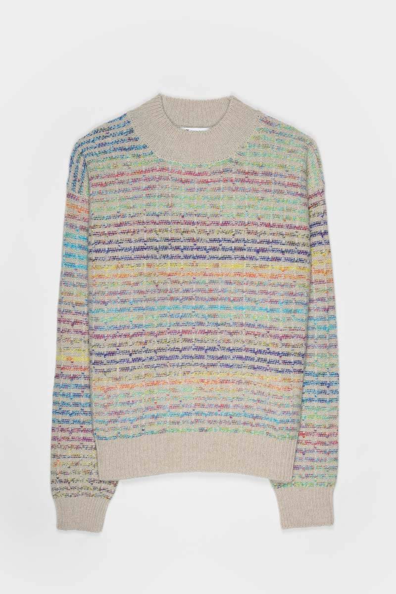 Rifò MORGANA Maglia Donna Lana Rigenerata Qualità