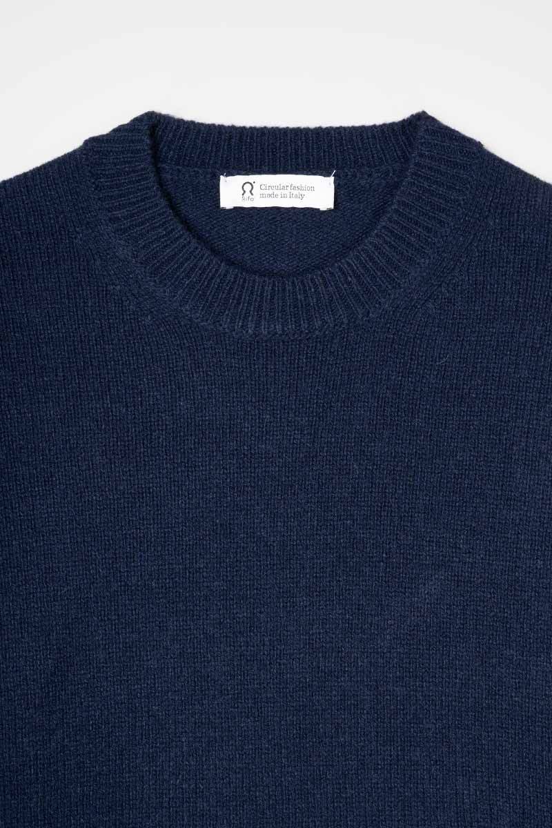 Rifò EDDA Maglia Donna Cashmere Rigenerato Pezzi Unici