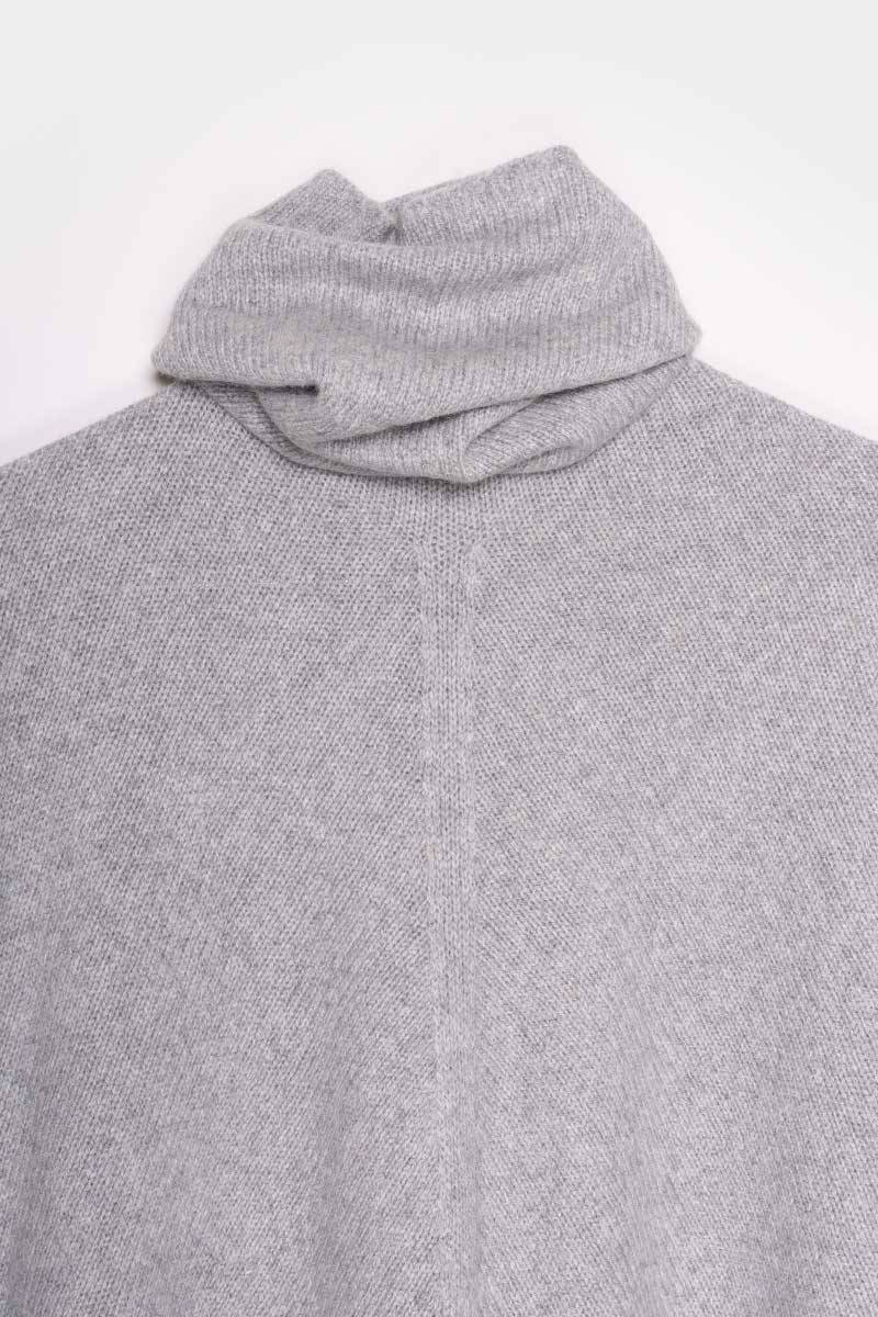 Rifò ELISABETTA Poncho Donna Cashmere Rigenerato Qualità Garantita