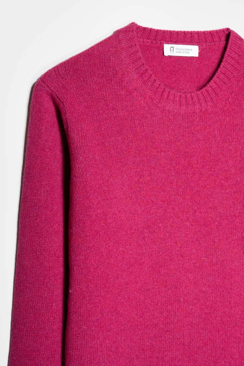 Rifò LAURA Maglia Girocollo Donna Lana Rigenerata Promozione Limitata