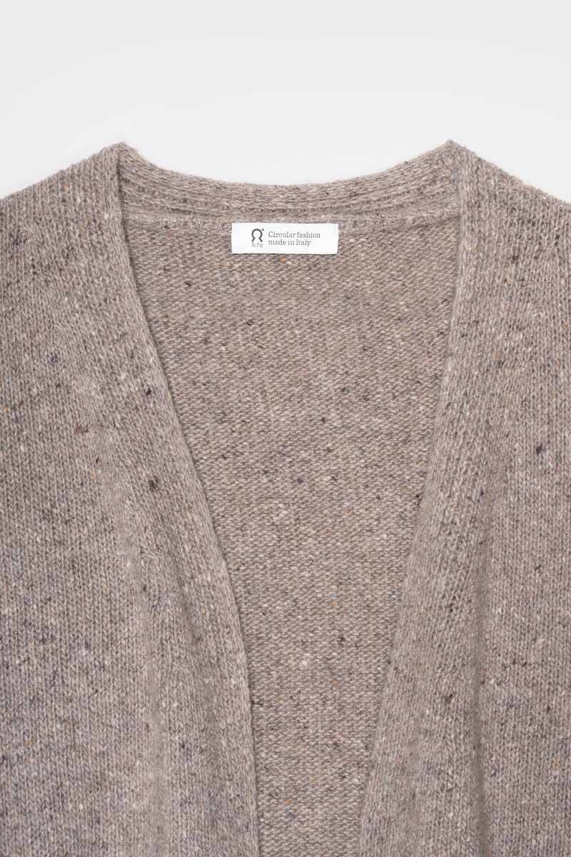 Rifò PALOMA Cardigan Donna Cashmere Rigenerato Sottocosto