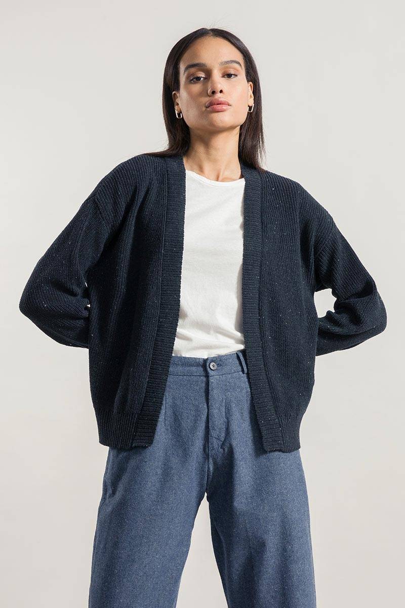 Rifò CARA Cardigan Donna Cotone Jeans Rigenerato Online