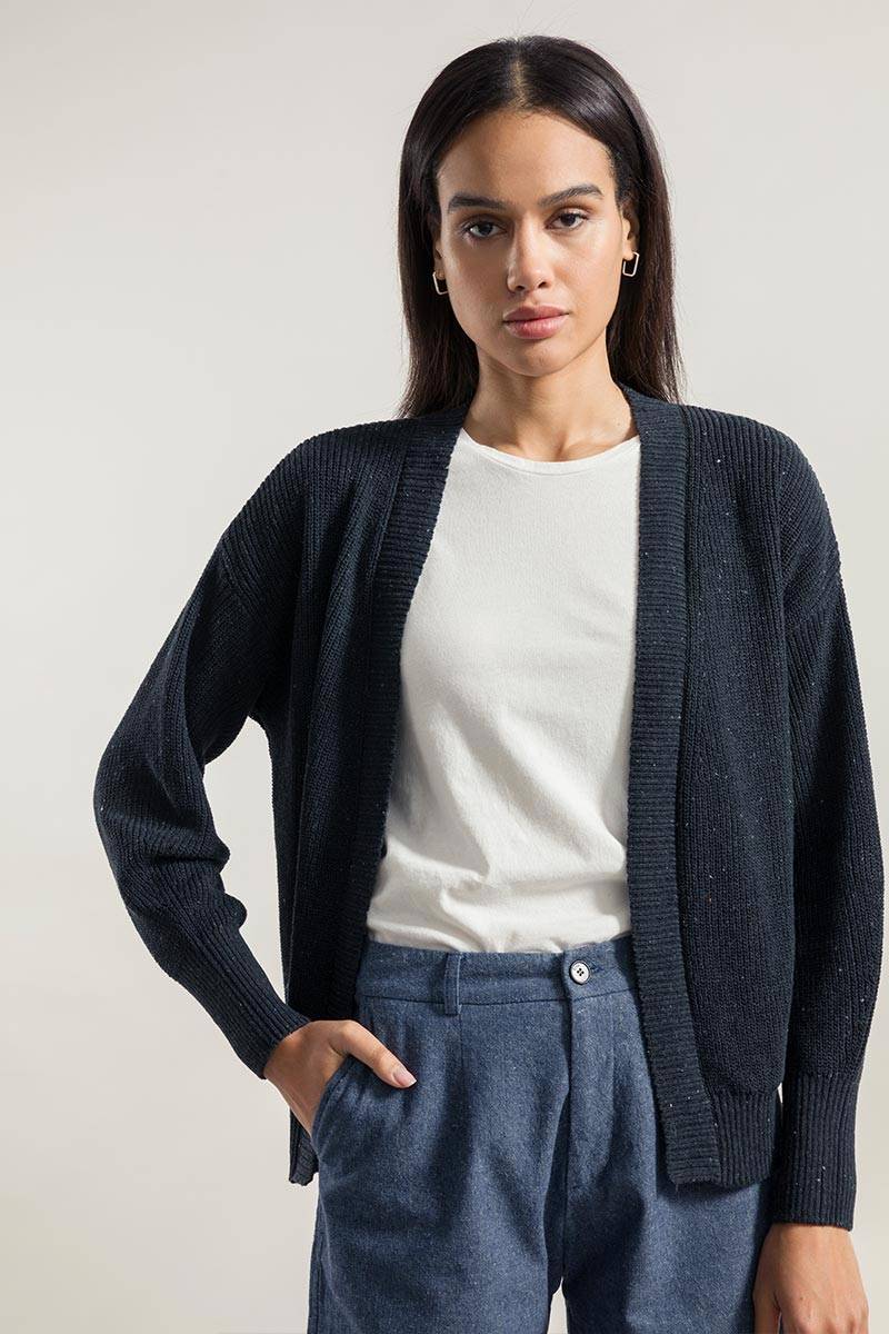 Rifò CARA Cardigan Donna Cotone Jeans Rigenerato Online