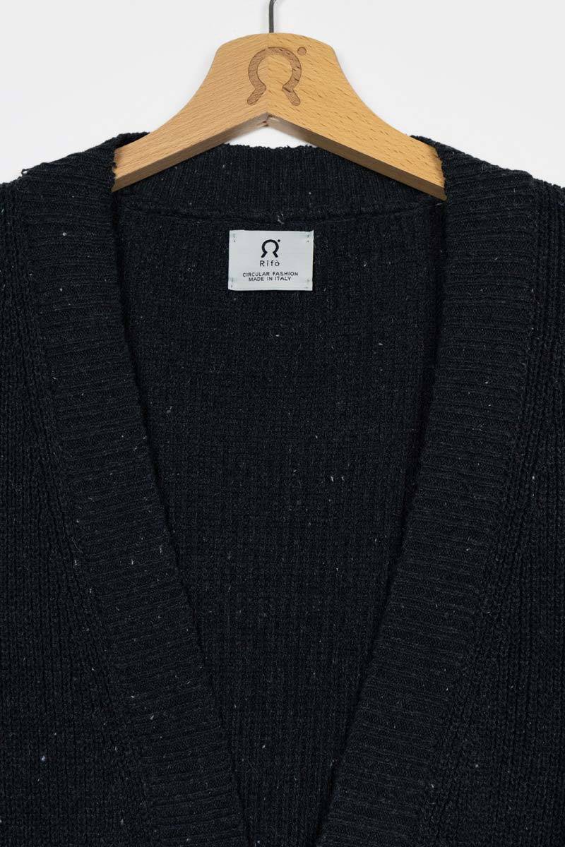 Rifò CARA Cardigan Donna Cotone Jeans Rigenerato Online