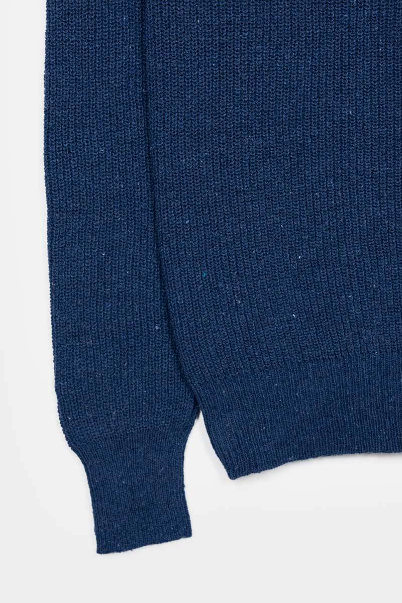 Rifò VITTORIO Maglia Girocollo Uomo Cotone Jeans Rigenerato 2025