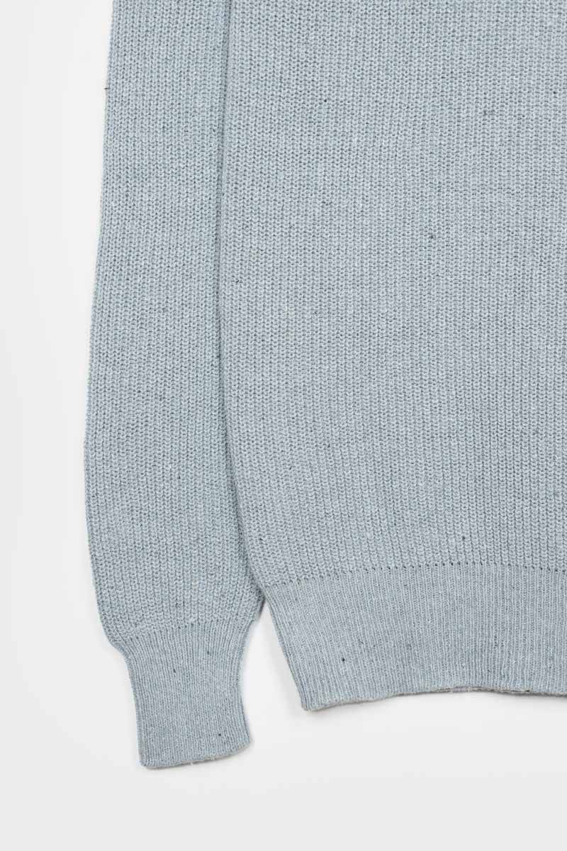 Rifò VITTORIO Maglia Girocollo Uomo Cotone Jeans Rigenerato Italy