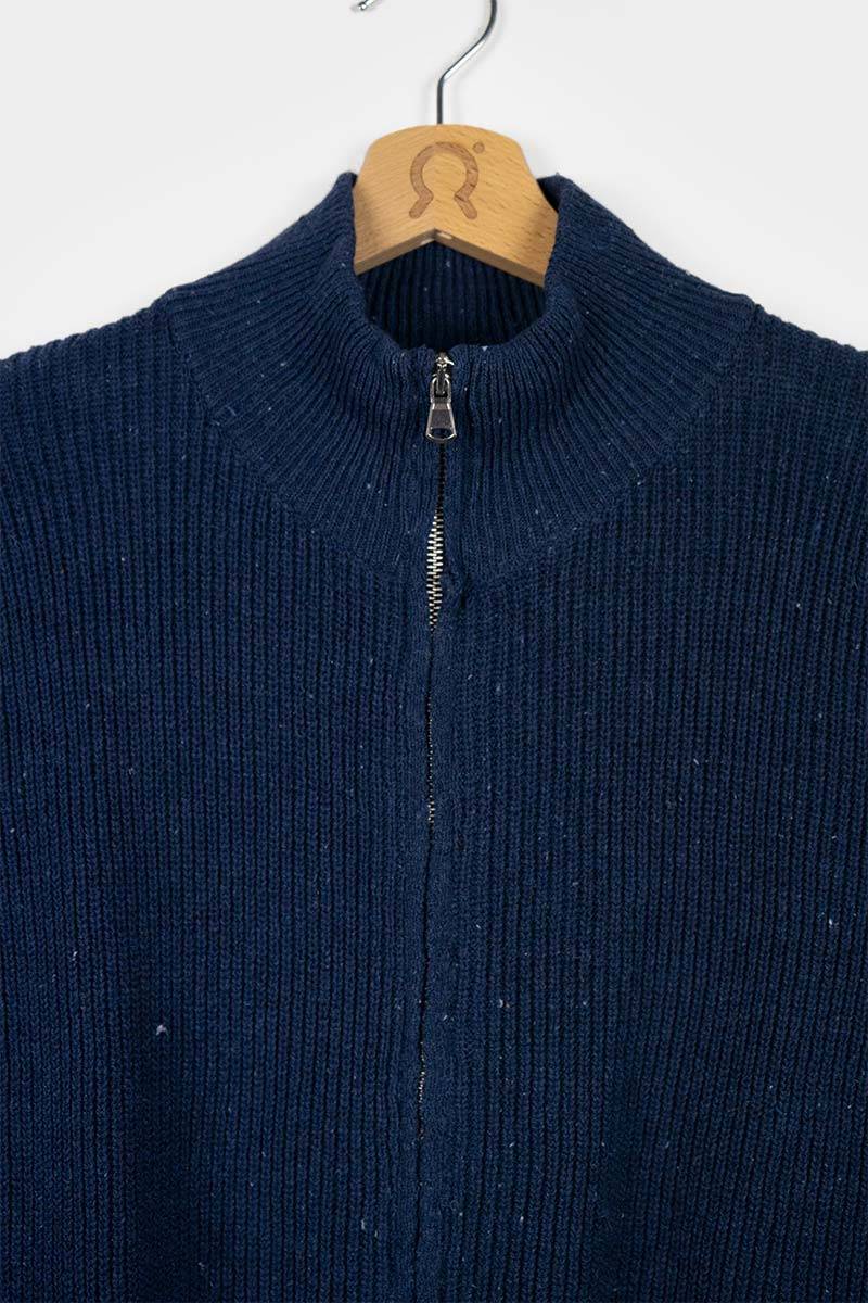 Rifò DUCCIO Cardigan Uomo Cotone Jeans Rigenerato Nuovo