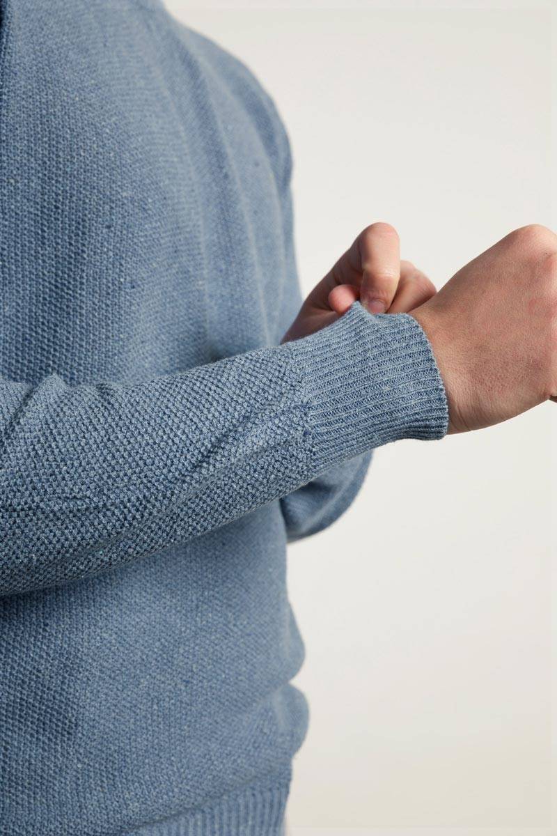 Rifò GINO Maglia Uomo Cotone Jeans rigenerato Vendita