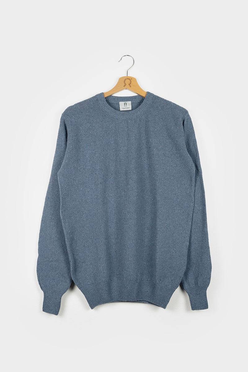Rifò GINO Maglia Uomo Cotone Jeans rigenerato Vendita