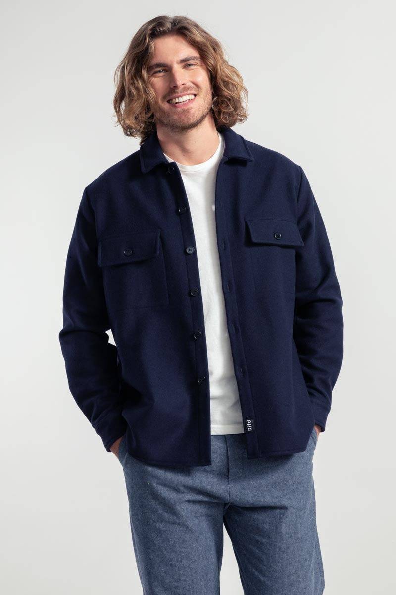 Rifò MARIO Giacca Unisex Lana Rigenerata Soddisfazione Garantita