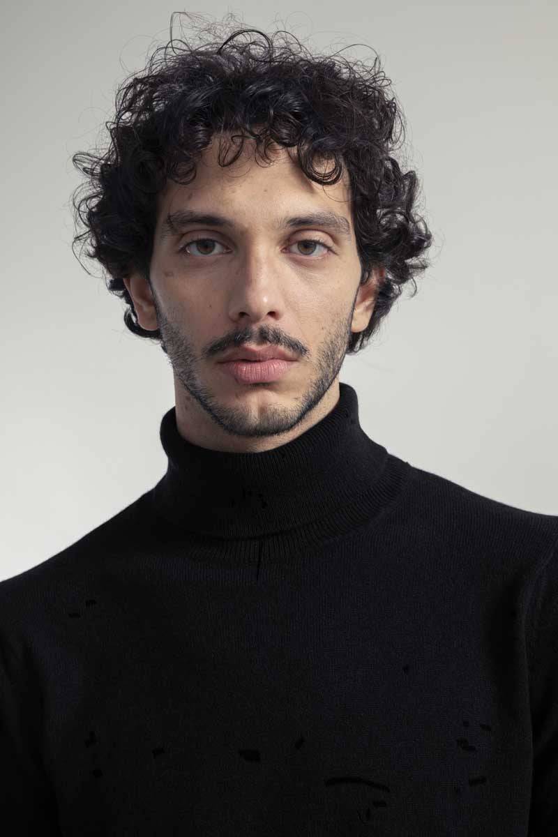 Rifò ALBERTO Maglia Collo Alto Uomo Cashmere Rigenerato Fino Al -60%