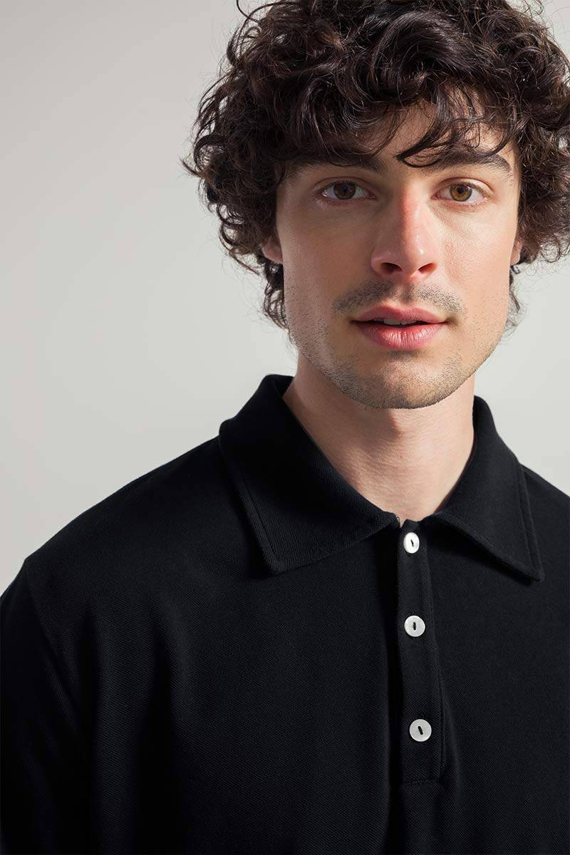 Rifò RICCARDO Maglia Polo Uomo Cotone Rigenerato Presa