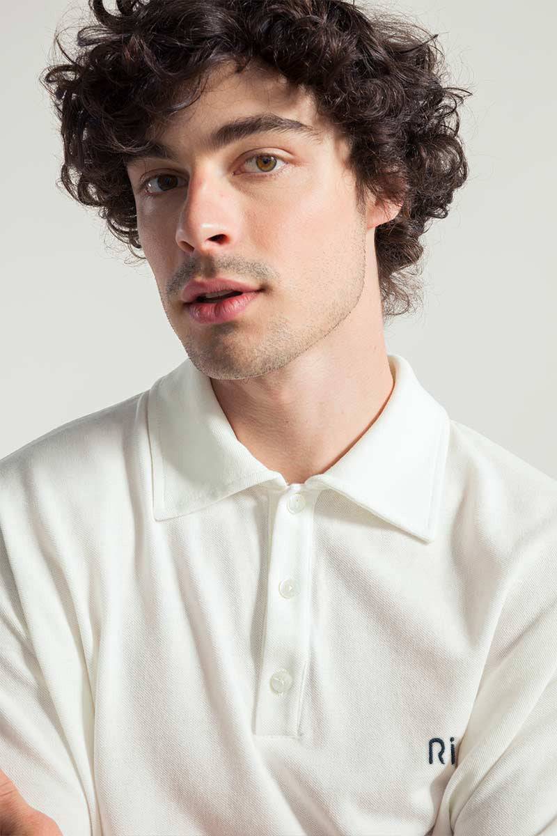 Rifò RICCARDO Maglia Polo Uomo Cotone Rigenerato Economico