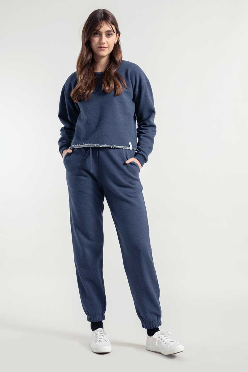 Rifò MONICA Joggers Donna Cotone Jeans Rigenerato Outlet