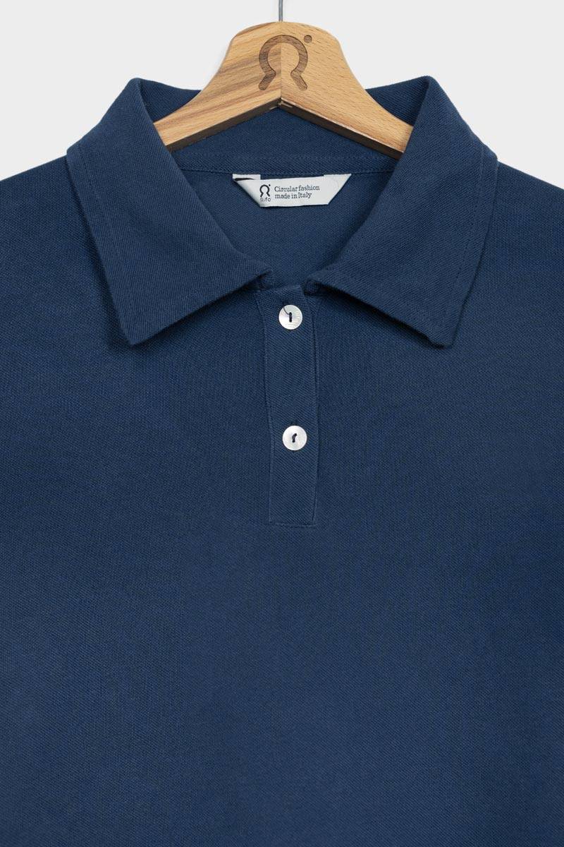 Rifò LUDO Maglia Polo Donna Cotone Rigenerato Vendita Calda