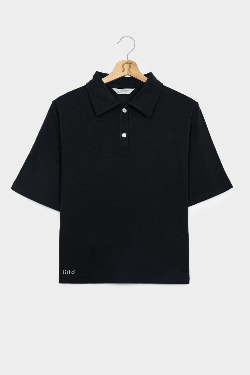 Rifò LUDO Maglia Polo Donna Cotone Rigenerato Vendita Economica