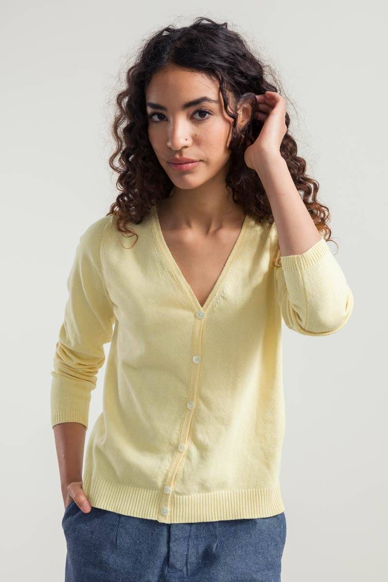 Rifò LUCIA Cardigan Donna Cotone Rigenerato Nuova