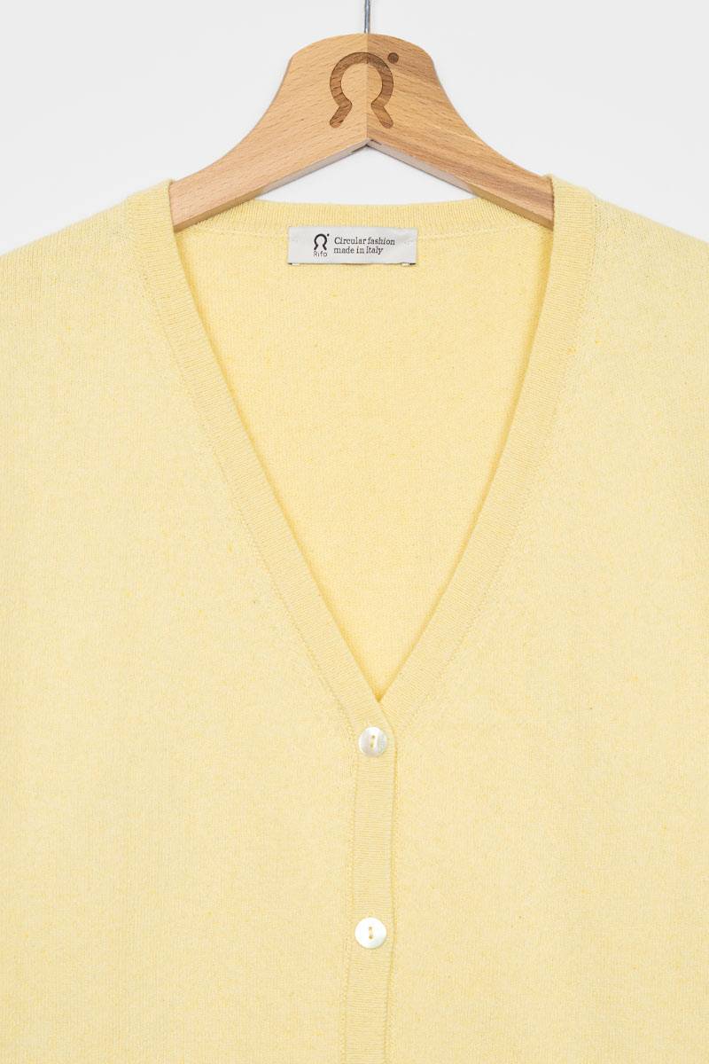 Rifò LUCIA Cardigan Donna Cotone Rigenerato Nuova