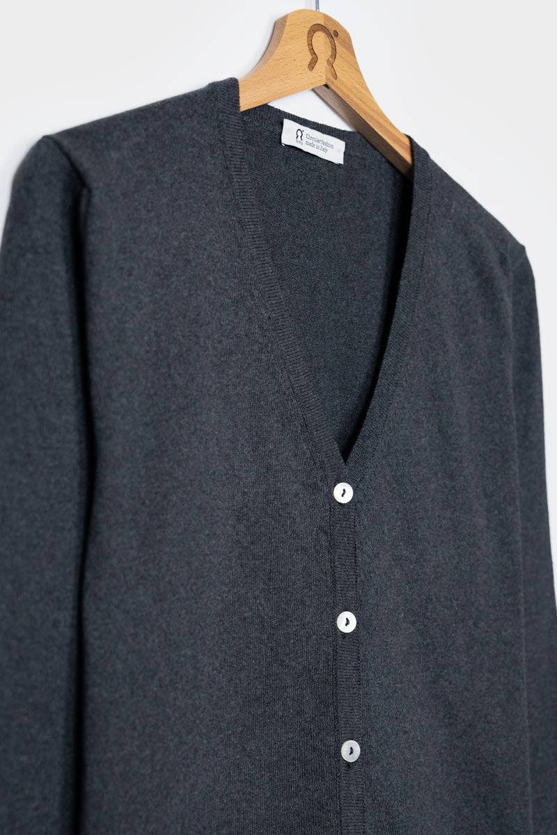 Rifò LUCIA Cardigan Donna Cotone Rigenerato Moda