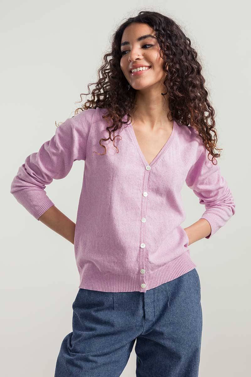 Rifò LUCIA Cardigan Donna Cotone Rigenerato 2025