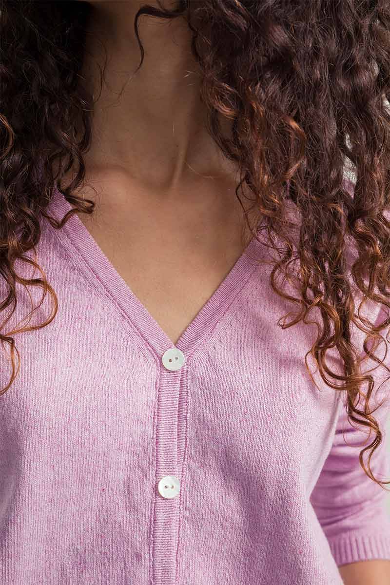 Rifò LUCIA Cardigan Donna Cotone Rigenerato 2025