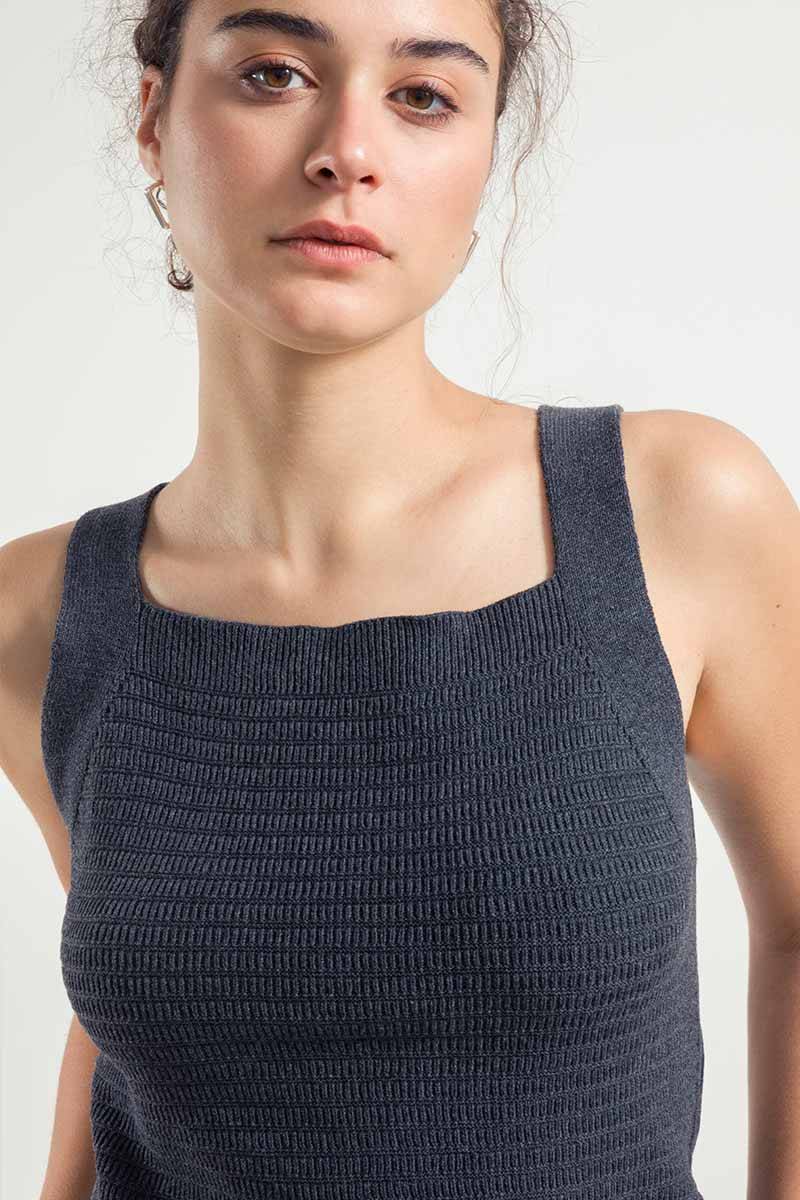 Rifò SOLE Canotta Spalla Larga Donna Cotone Rigenerato In Linea