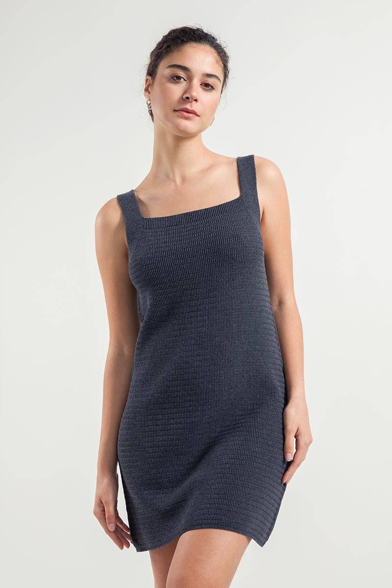 Rifò LUNA Abito Tubino in Maglia Donna Cotone Rigenerato Qualità