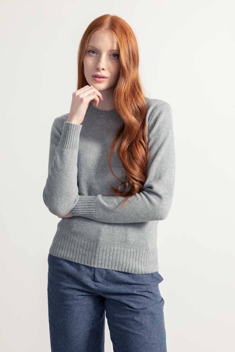Rifò LAURA Maglia Girocollo Donna Lana Rigenerata Vendita