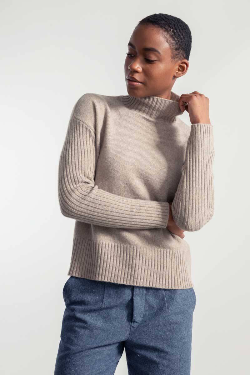 Rifò ERMINIA Maglia Donna Cashmere Rigenerato Acquista Ora