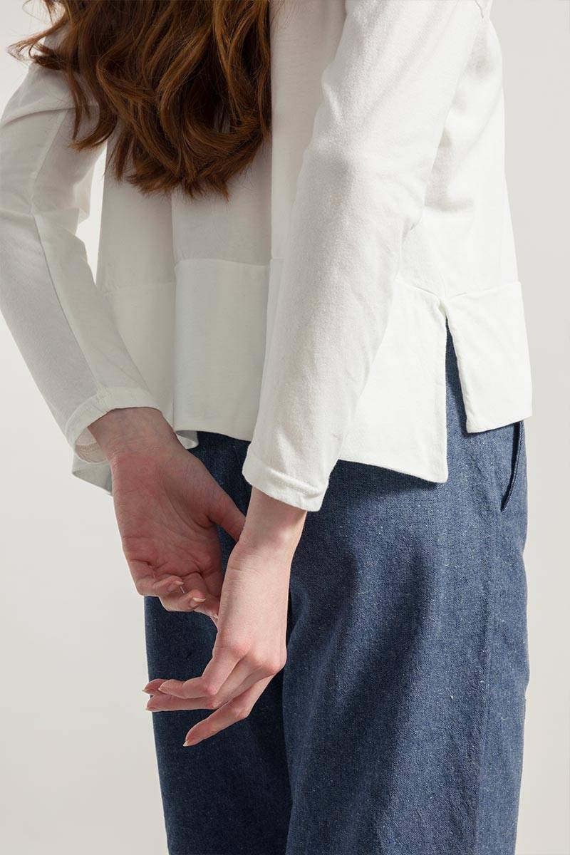 Rifò ZOE Maglia Maniche Lunghe Donna Cotone Rigenerato Offerta