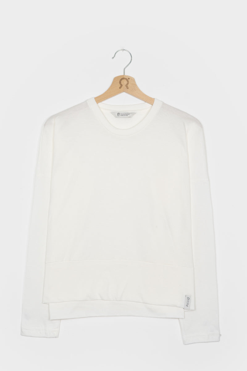 Rifò ZOE Maglia Maniche Lunghe Donna Cotone Rigenerato Offerta