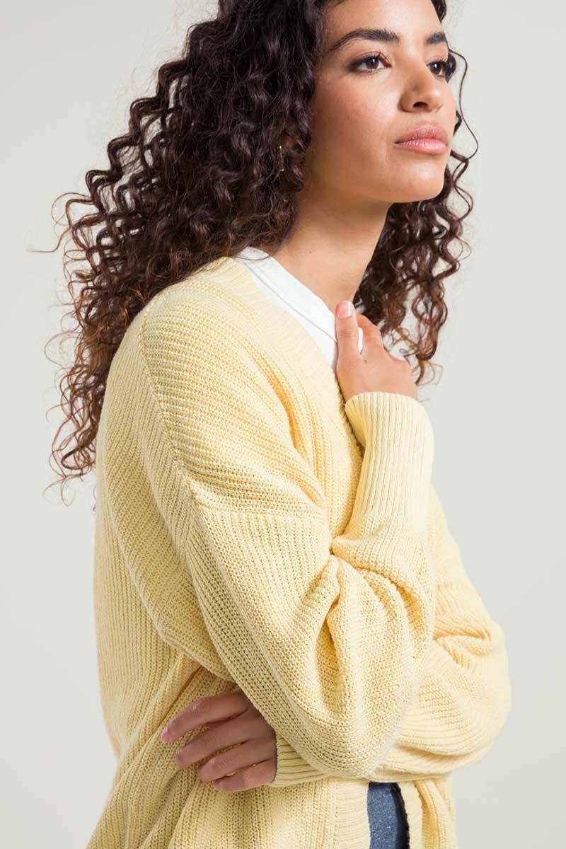 Rifò IRMA Cardigan Donna Cotone Rigenerato Vendite Flash