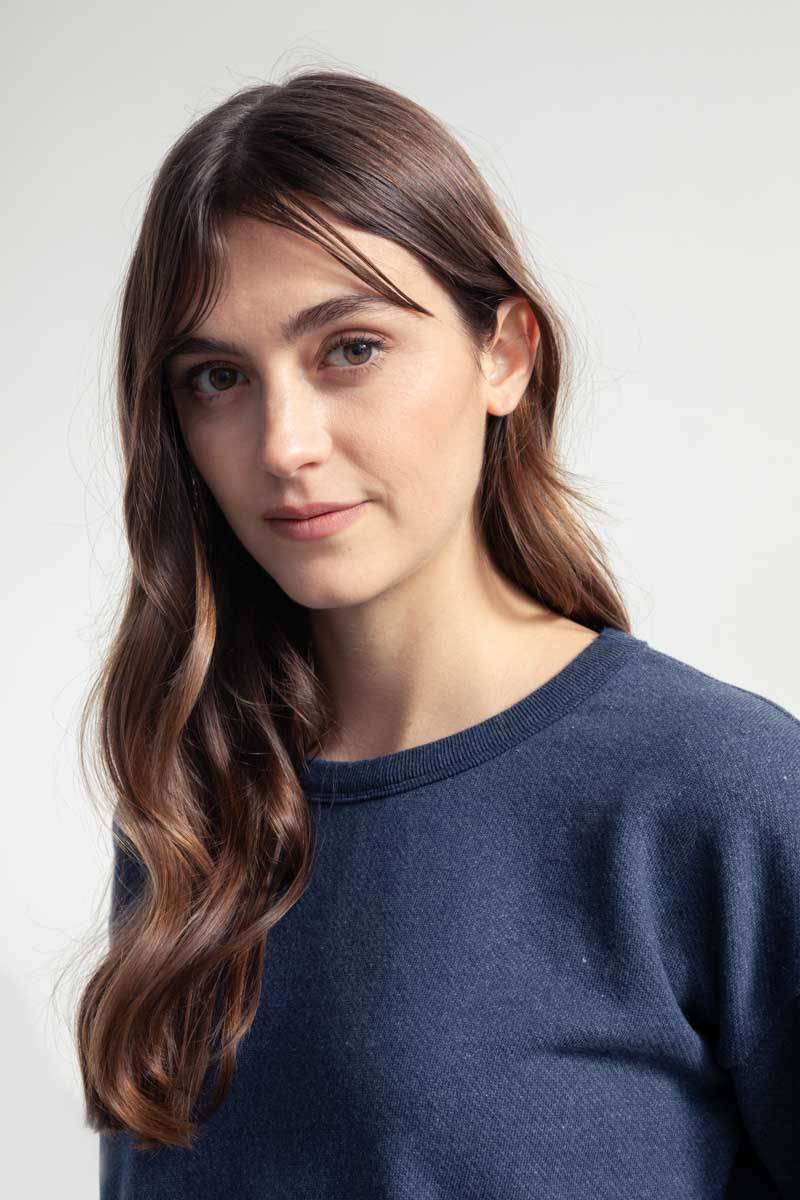 Rifò MARY Felpa Donna Cotone Jeans Rigenerato 2025