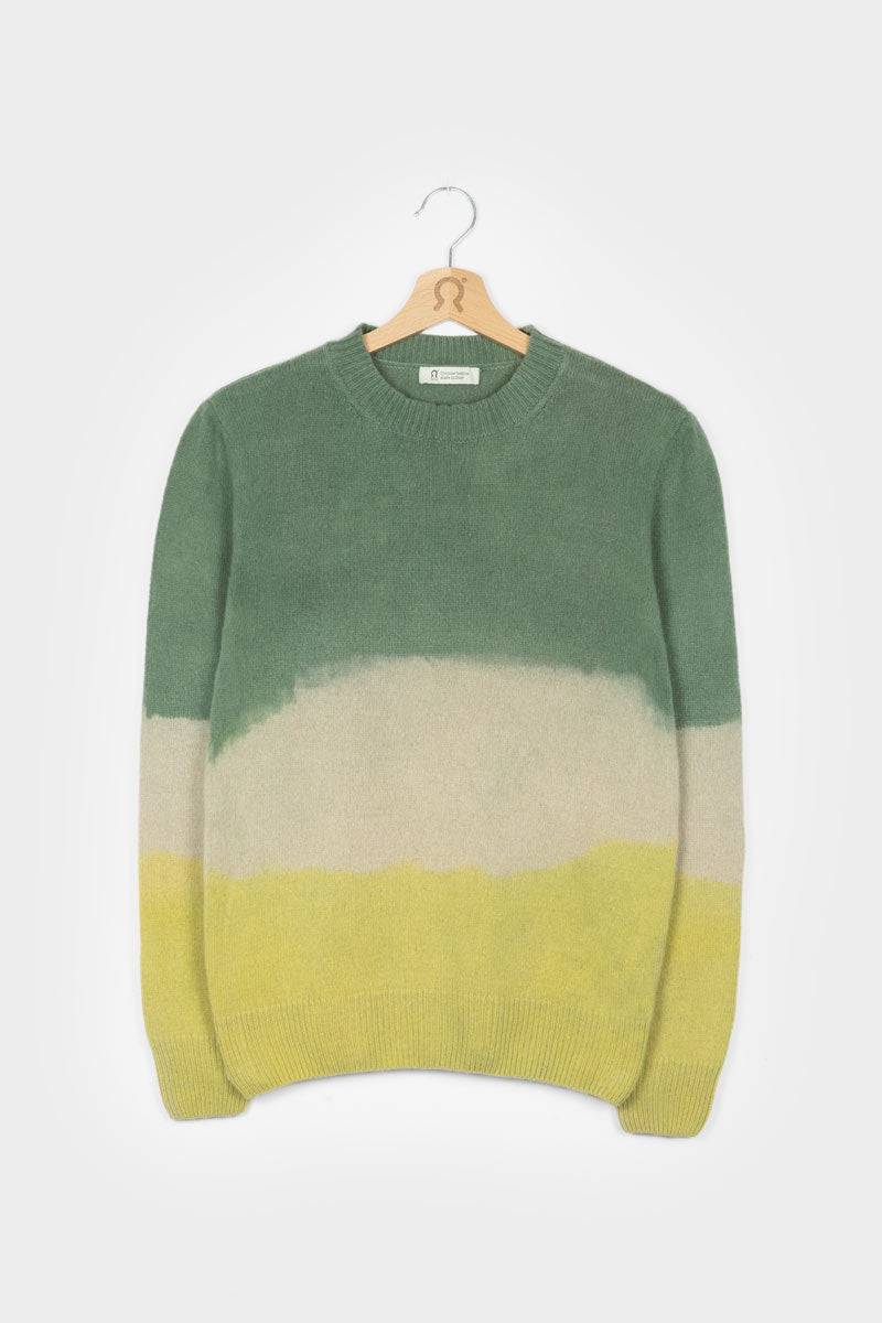 Rifò FIAMMETTA Maglia Girocollo Donna Cashmere Rigenerato Italia