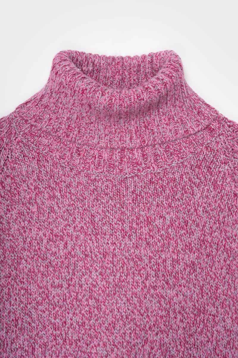 Rifò SUSANNA Maglia Collo Alto Donna Cashmere Rigenerato 2025