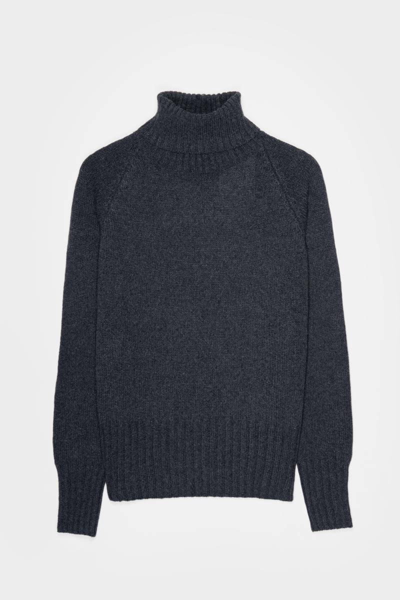Rifò SUSANNA Maglia Collo Alto Donna Cashmere Rigenerato Nuovo