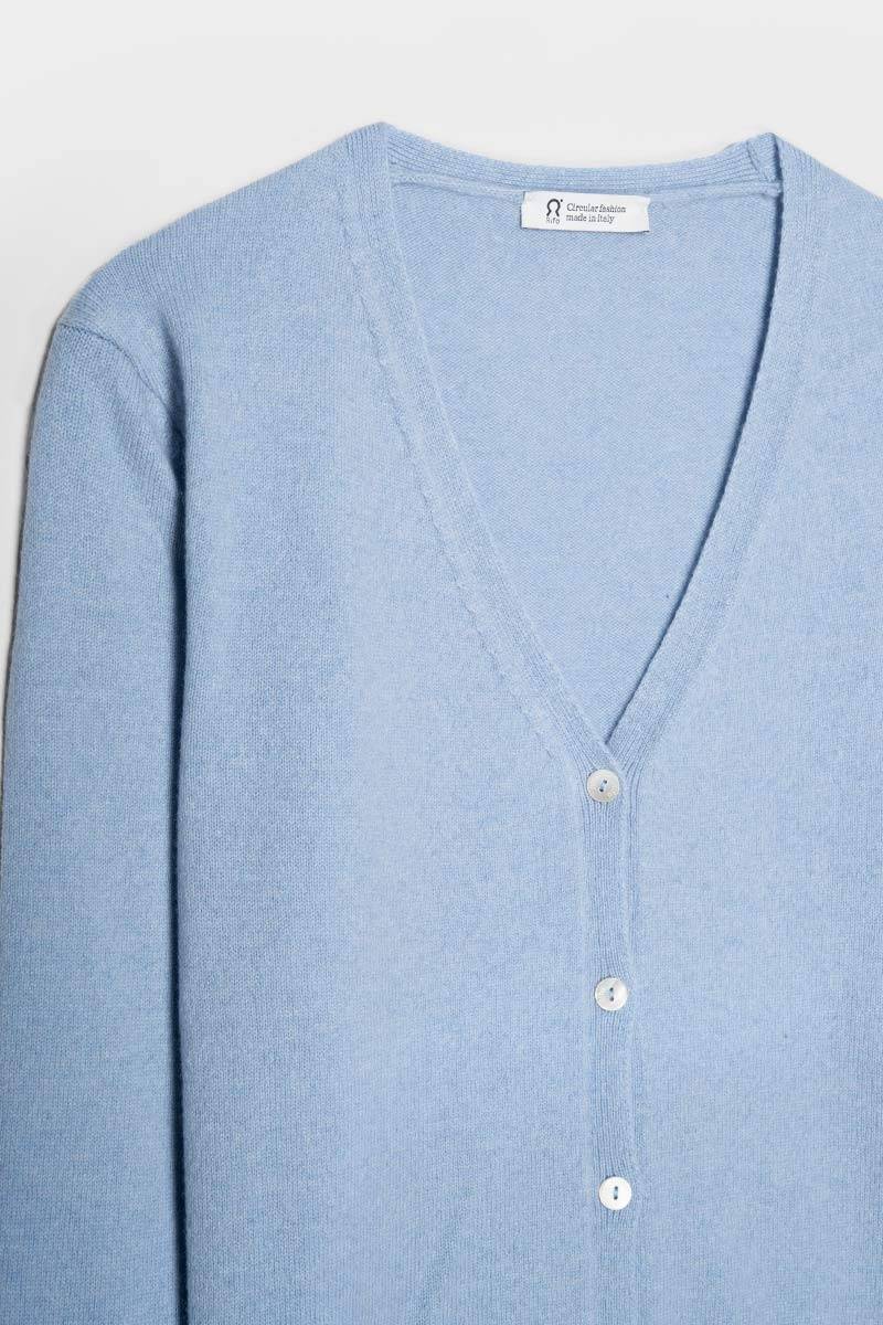 Rifò LETIZIA Cardigan Donna Light Cashmere Rigenerato Qualità