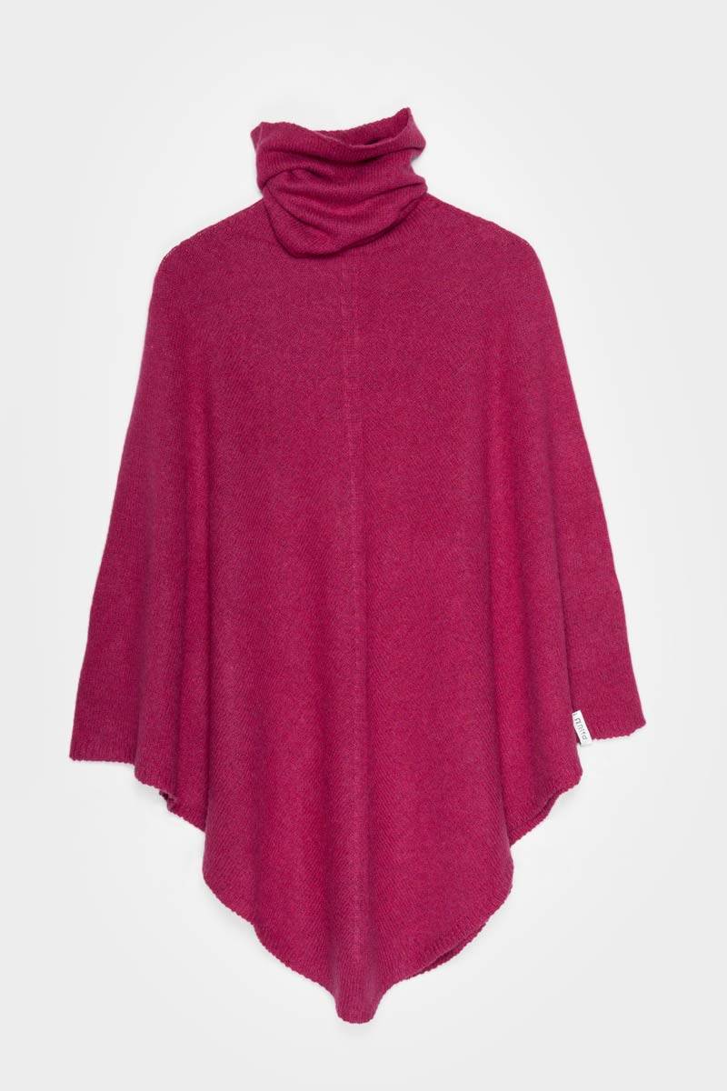 Rifò ELISABETTA Poncho Donna Cashmere Rigenerato Spedizione Gratuita