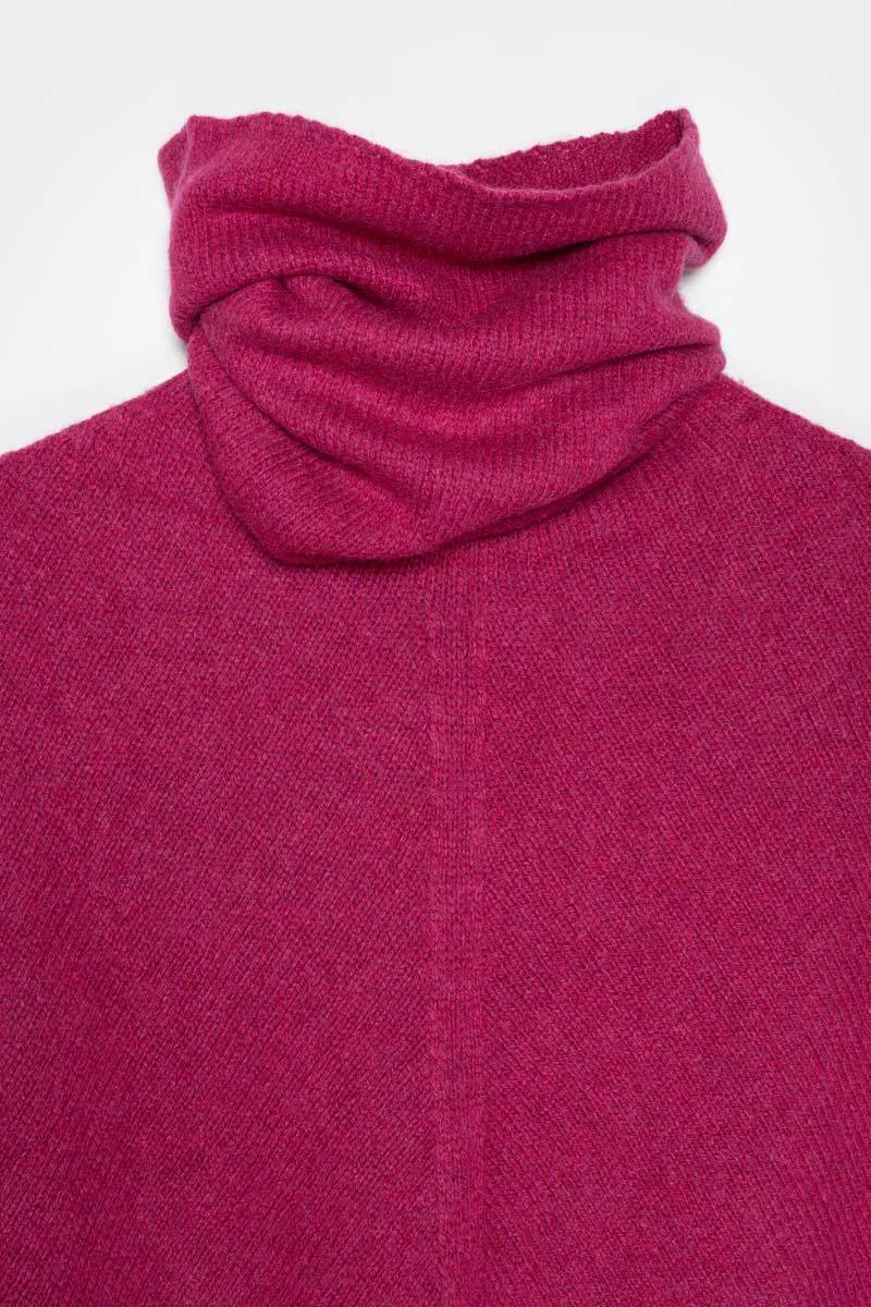 Rifò ELISABETTA Poncho Donna Cashmere Rigenerato Spedizione Gratuita