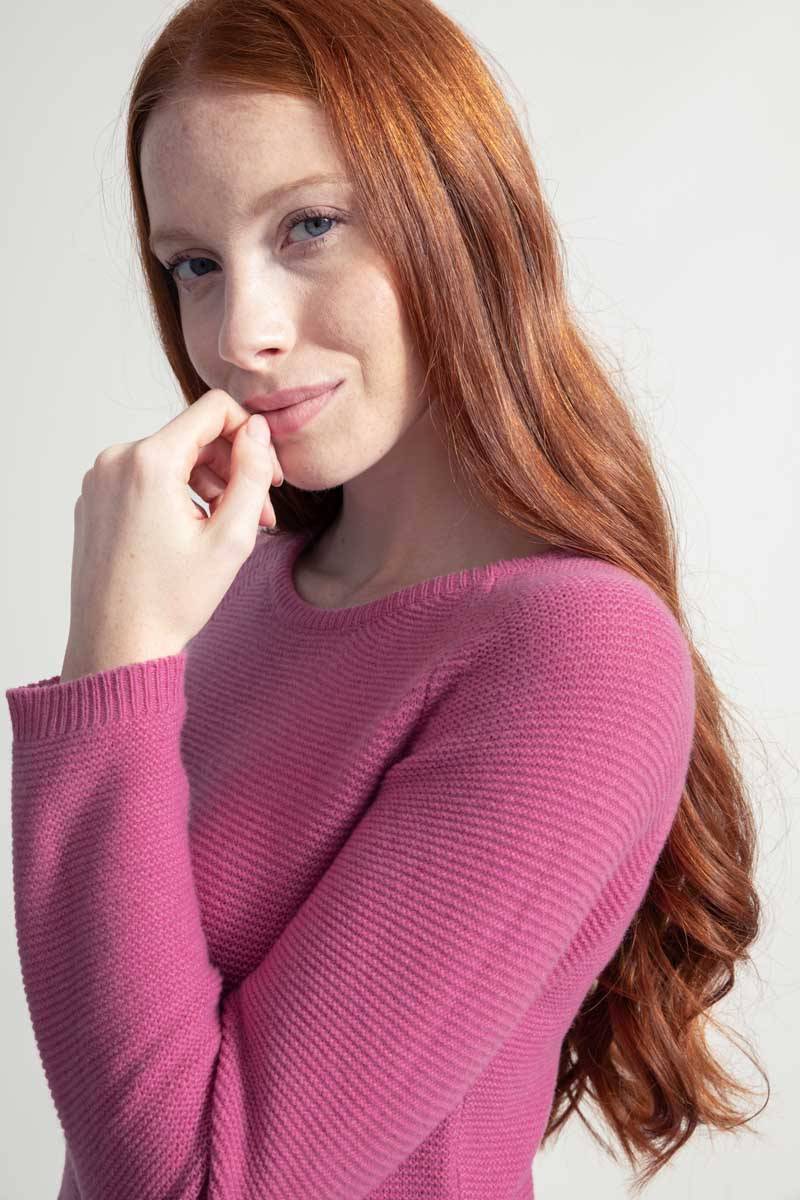 Rifò GIULIETTA Maglia Donna Cashmere Rigenerato Soddisfazione Garantita