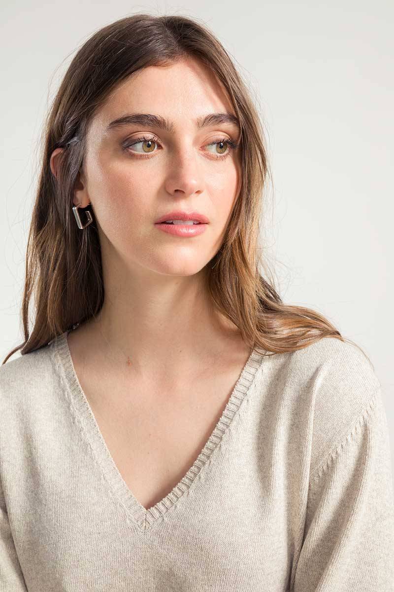 Rifò ARIANNA Maglia Donna Cotone Rigenerato Prezzo Ridotto