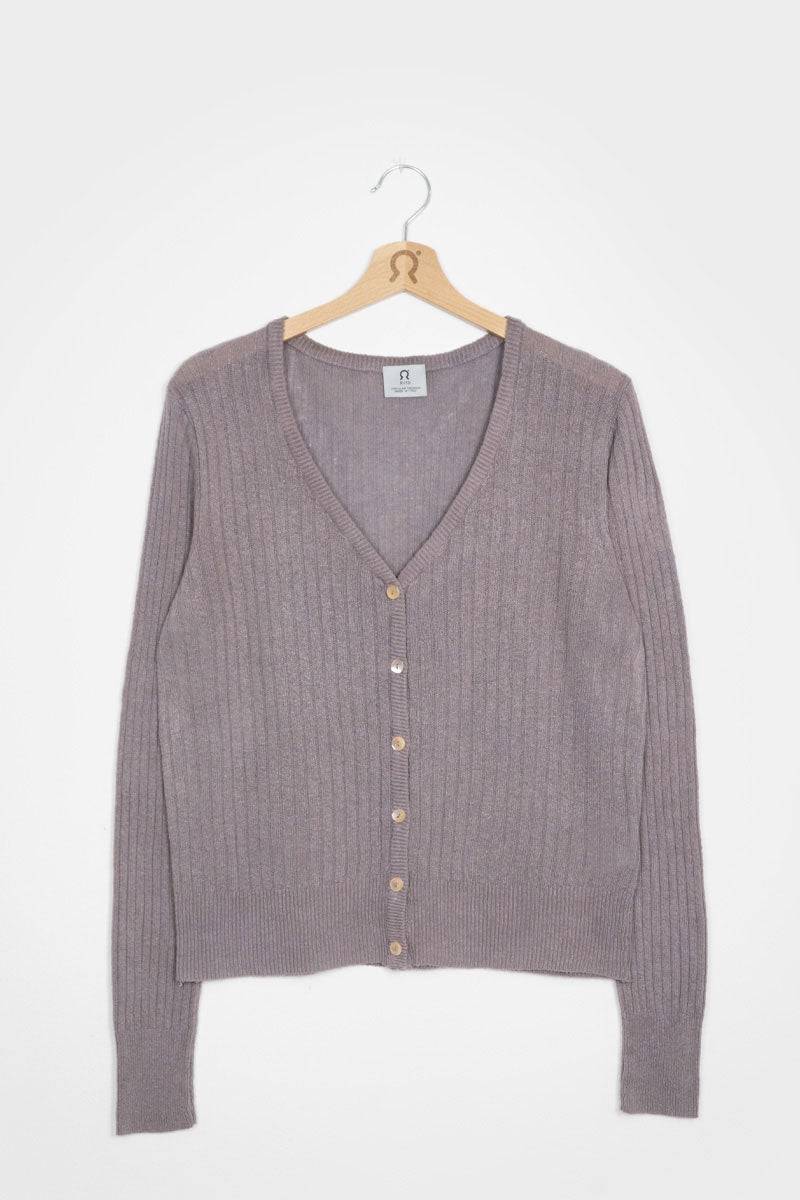 Rifò REALMA Cardigan Seta Rigenerata Tinture Naturali Hotsell