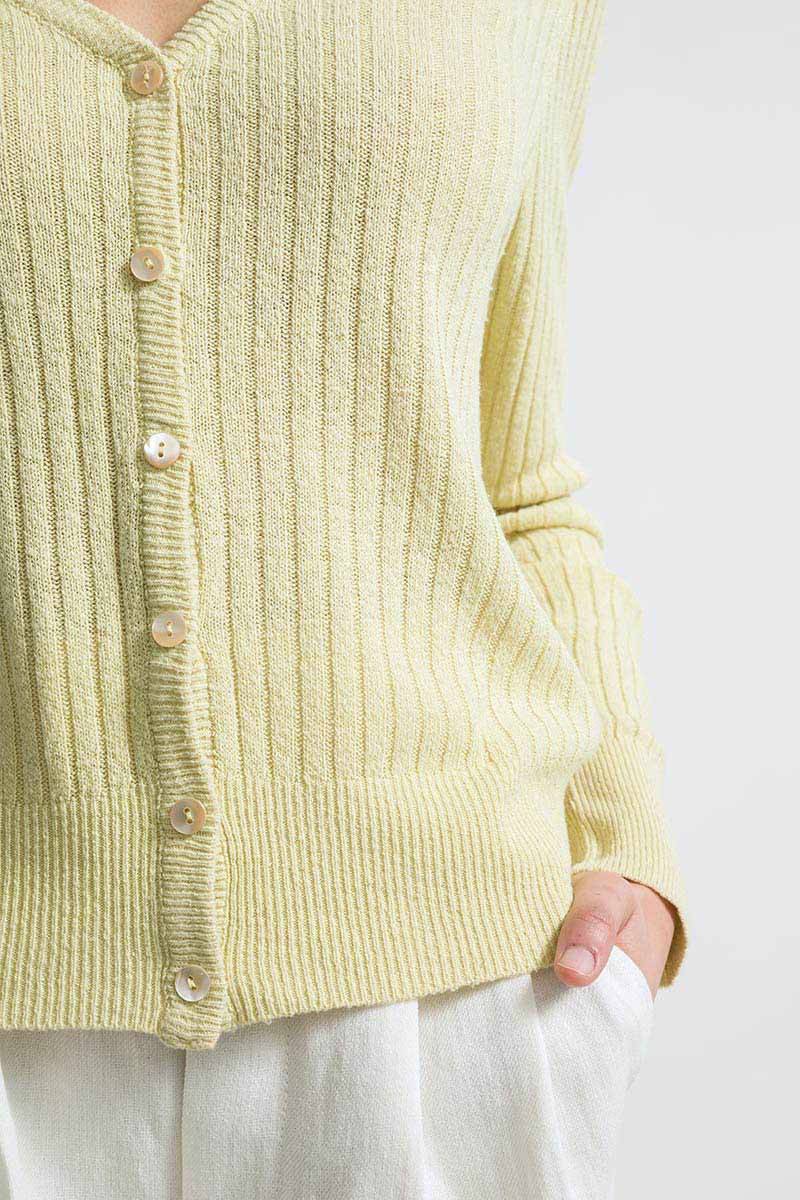 Rifò REALMA Cardigan Seta Rigenerata Tinture Naturali Vendita Economica