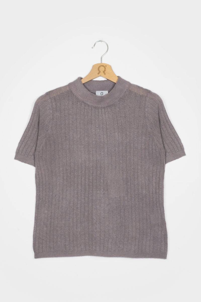 Rifò RENZA Maglia Seta Rigenerata Tinture Naturali Saldi Di Fabbrica