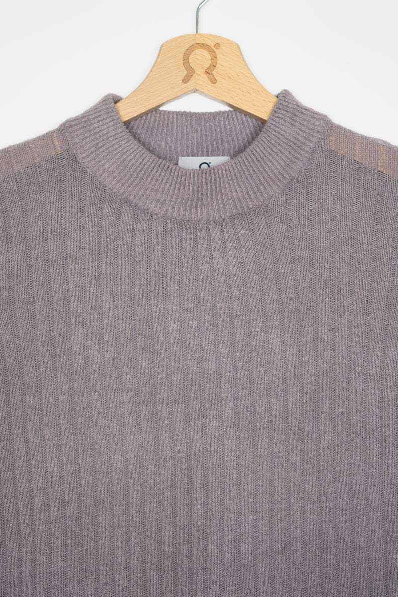 Rifò RENZA Maglia Seta Rigenerata Tinture Naturali Saldi Di Fabbrica