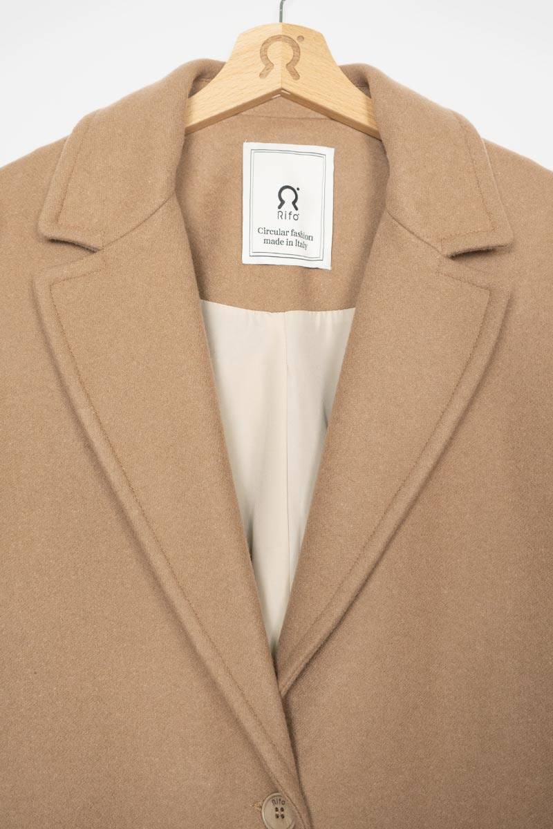 Rifò MARA Cappotto Donna Lana Rigenerata Negozio
