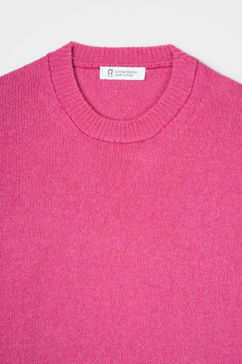 Rifò EDDA Maglia Donna Cashmere Rigenerato Nuova